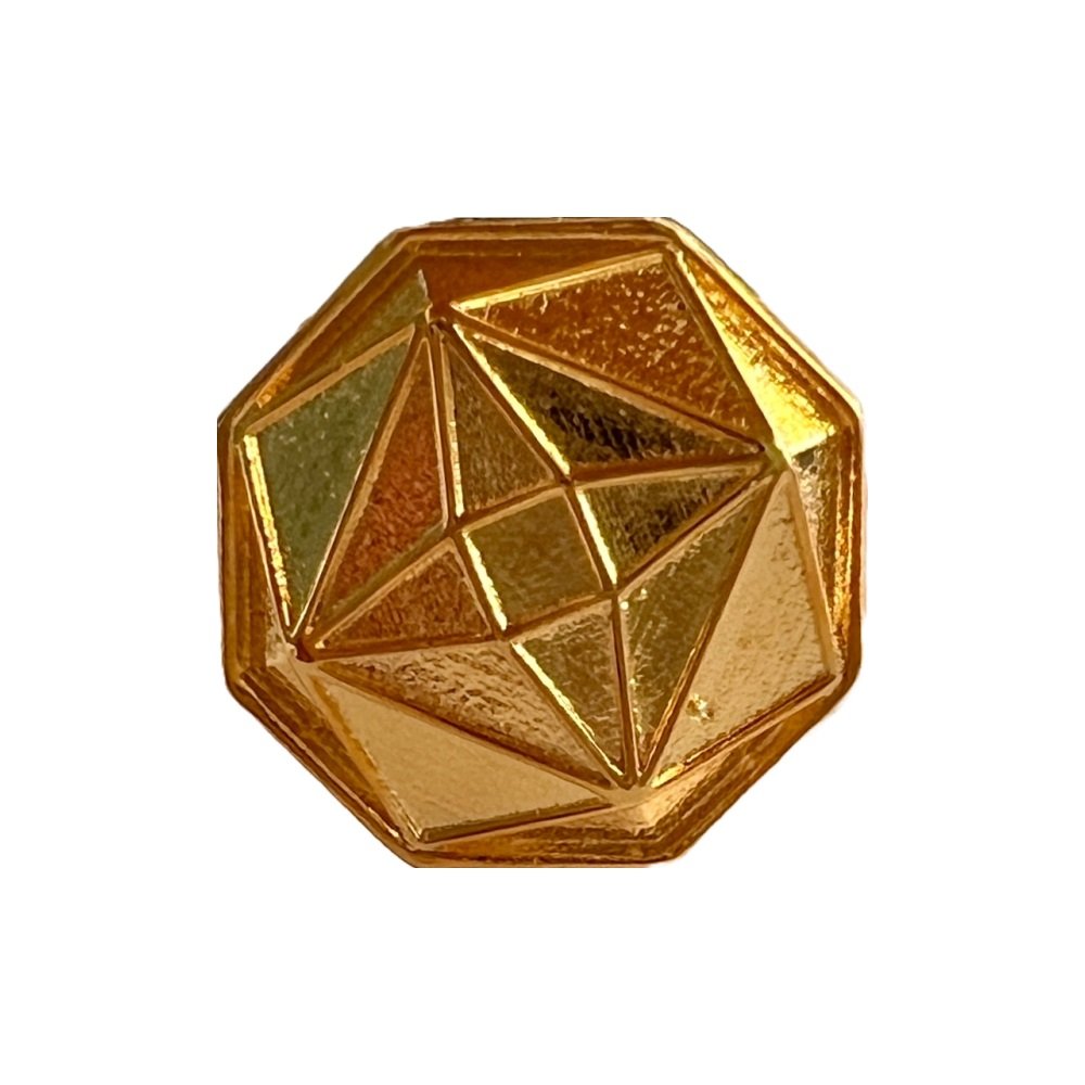 S1004 (2) Golden Prism Sherwani Buttons - Image 1