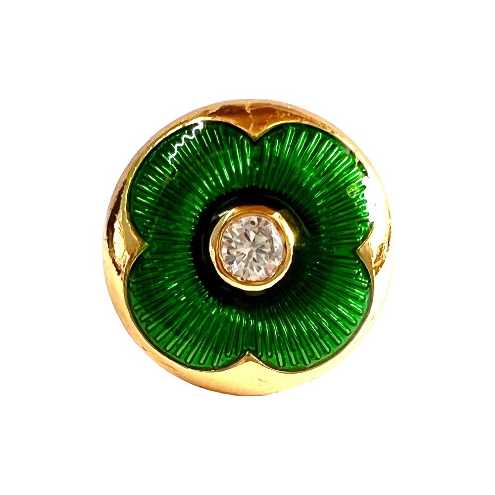 S1009 (4) Emerald Bloom Sherwani Buttons - Image 1