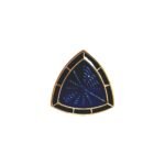 Royal Midnight Blue Enamel Trigon Cufflinks - Image 2