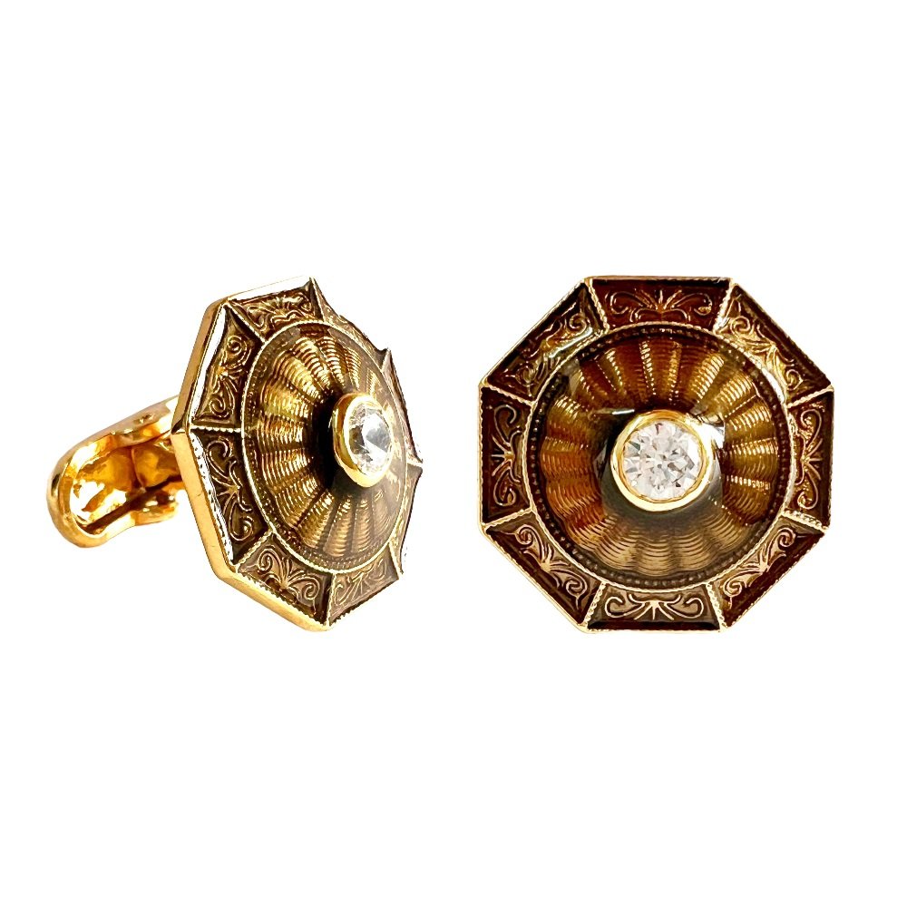 S1014 (1) Sovereign Radiance Cufflinks - Image 1