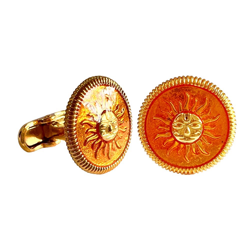 S1015 (1) Surya Glory Enamel Cufflinks - Image 1