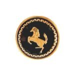 Imperial Stallion Emblem Black Sherwani Buttons