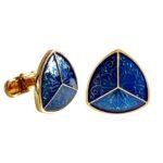 Royal Azure Trifloral Cufflinks
