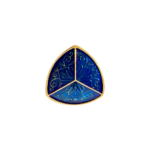 Royal Azure Trifloral Cufflinks - Image 2