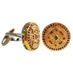 Designer Ruby & Diamond Cufflinks