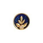 Regal Bloom Enamel Cufflinks - Image 2