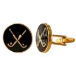 Royal Hockey Crest Cufflinks - Image 3