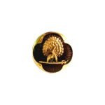 Regal Smokey & Gold Mayoor Cufflinks - Image 2