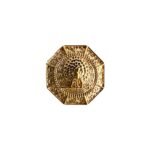 Majestic Octagon Mayoor Bandhgala Button - Golden - Image 3