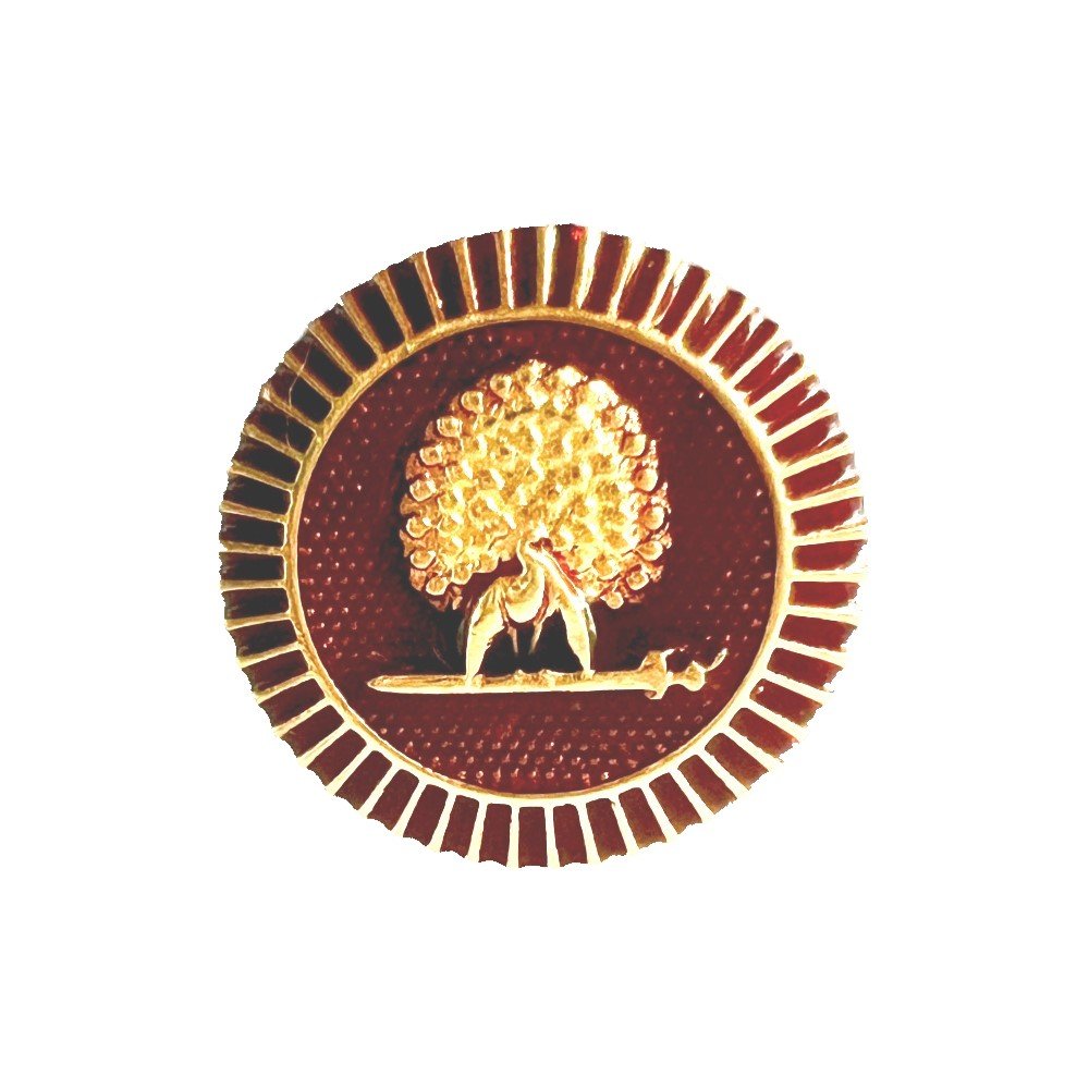 S1049B Regal Mayoor Emblem Buttons - Maroon - Image 1