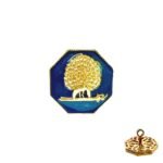 Octagonal Mayoor Crest Buttons - Royal Blue - Image 5