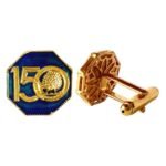 Mayo 150 Commemorative Emblem Cufflinks - Royal Blue - Image 2