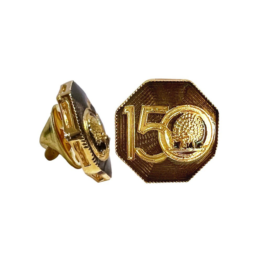 S1057LP (2) Mayo 150 Commemorative Emblem Lapel Pin - Smokey - Image 1