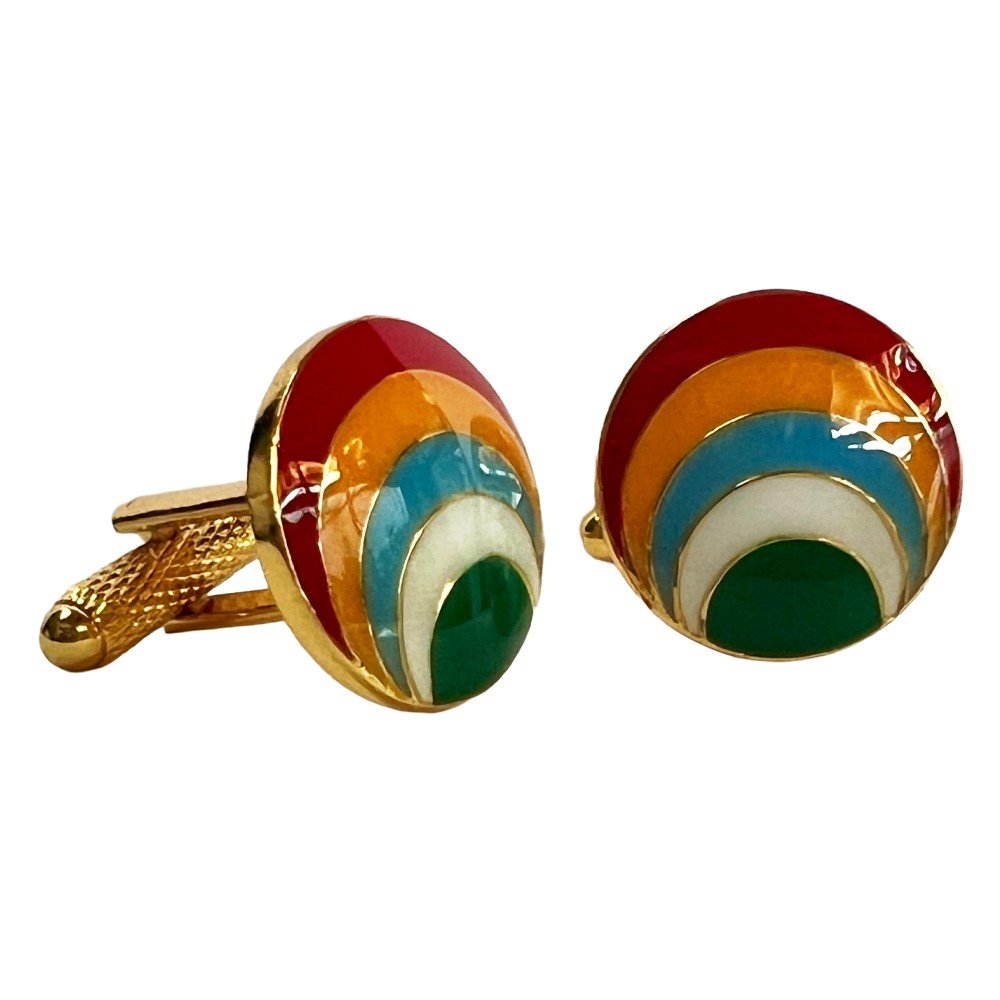 S1060C The Mayo Flag Cufflinks - Image 1
