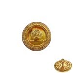 Mayo Gems Studded Mayoor Bandhgala Buttons - Golden - Image 2