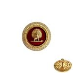 Mayo Gems Studded Mayoor Bandhgala Buttons - Burgundy - Image 2