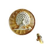 Imperial Two Tone Mayoor Bandhgala Buttons
