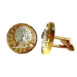 Imperial Two Tone Mayoor Cufflinks - Image 3