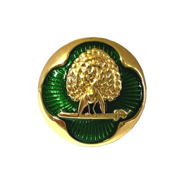 Regal Green & Gold Mayoor Bandhgala Buttons