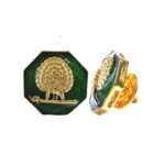 Octagonal Mayoor Crest Lapel Pin - Royal Green - Image 3