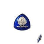 Imperial Plumage Mayoor Bandhgala Button - Silver Blue - Image 2