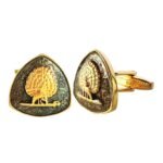 Imperial Plumage Mayoor Cufflinks - Smokey - Image 2