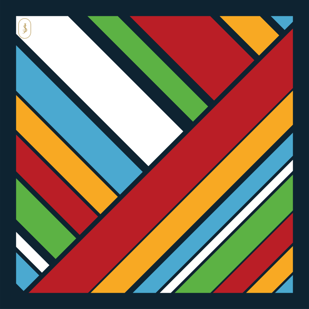 S1092PS Pocket Square - Mayo Flag Colours - Image 1