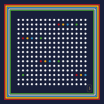 Pocket Square - Mayo dots and Pachranga Border