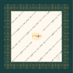 Pocket Square - Mayo 150 years - Green