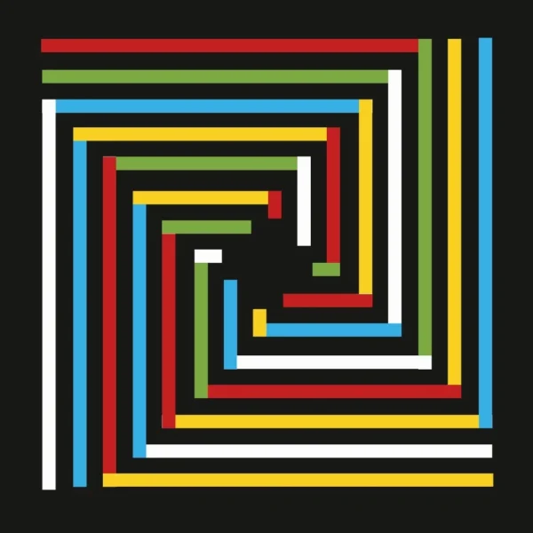 Pocket Square - Pachranga Stripes Puzzle