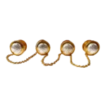 Golfer's Kurta Buttons - Golden