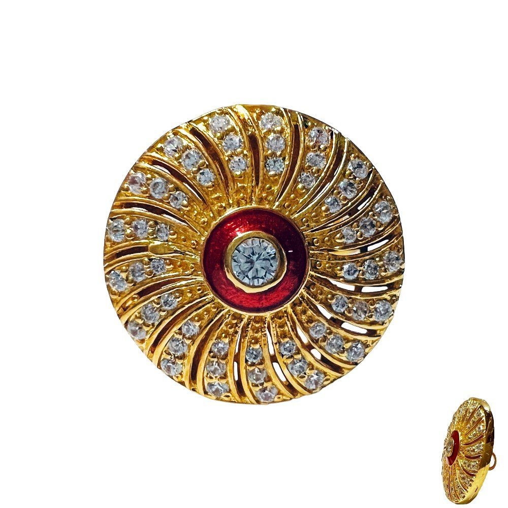 S1153B-Y.jpg The Maharaja’s Orbit Golden Sherwani Buttons - Image 1