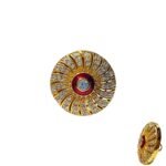 The Maharaja’s Orbit Golden Sherwani Buttons - Image 2