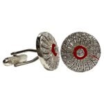 The Maharaja’s Orbit Silver Cufflinks - Image 3