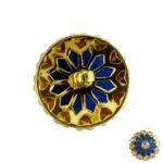 The Celestial Sapphire Durbar Sherwani Buttons - Image 2