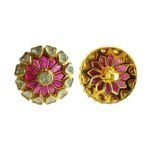 Created Rubies & Diamond Sherwani Buttons - Image 3