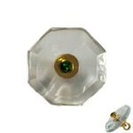 Octagonal Transparent Buttons with Accents